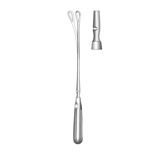 RECAMIER-SIMS-BUMM UTERINE CURETTES Malleable Blunt blades
