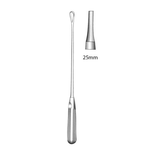 RECAMIER-SIMS-BUMM UTERINE CURETTES Rigid Blun blades