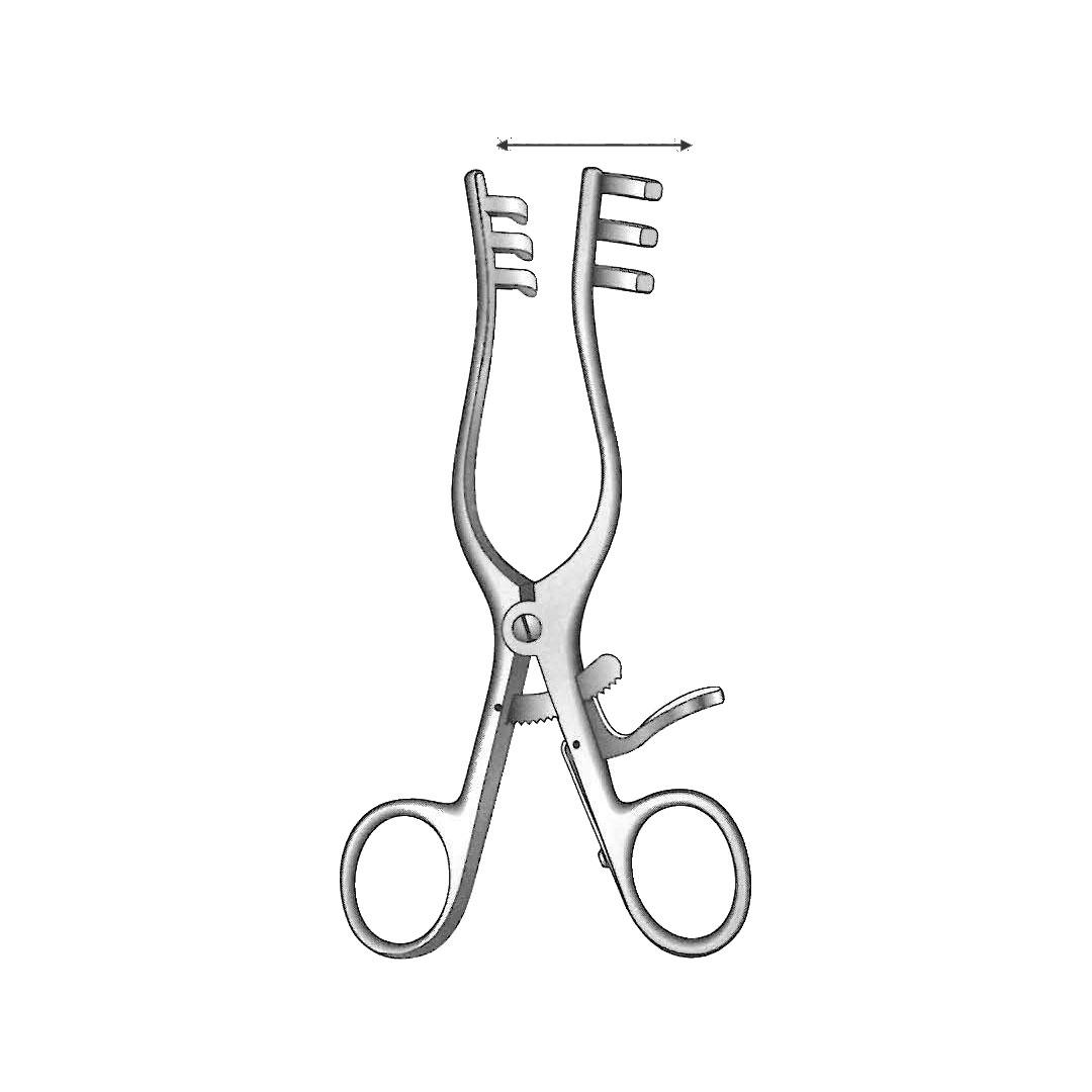 Retractors 3:3 Teeth