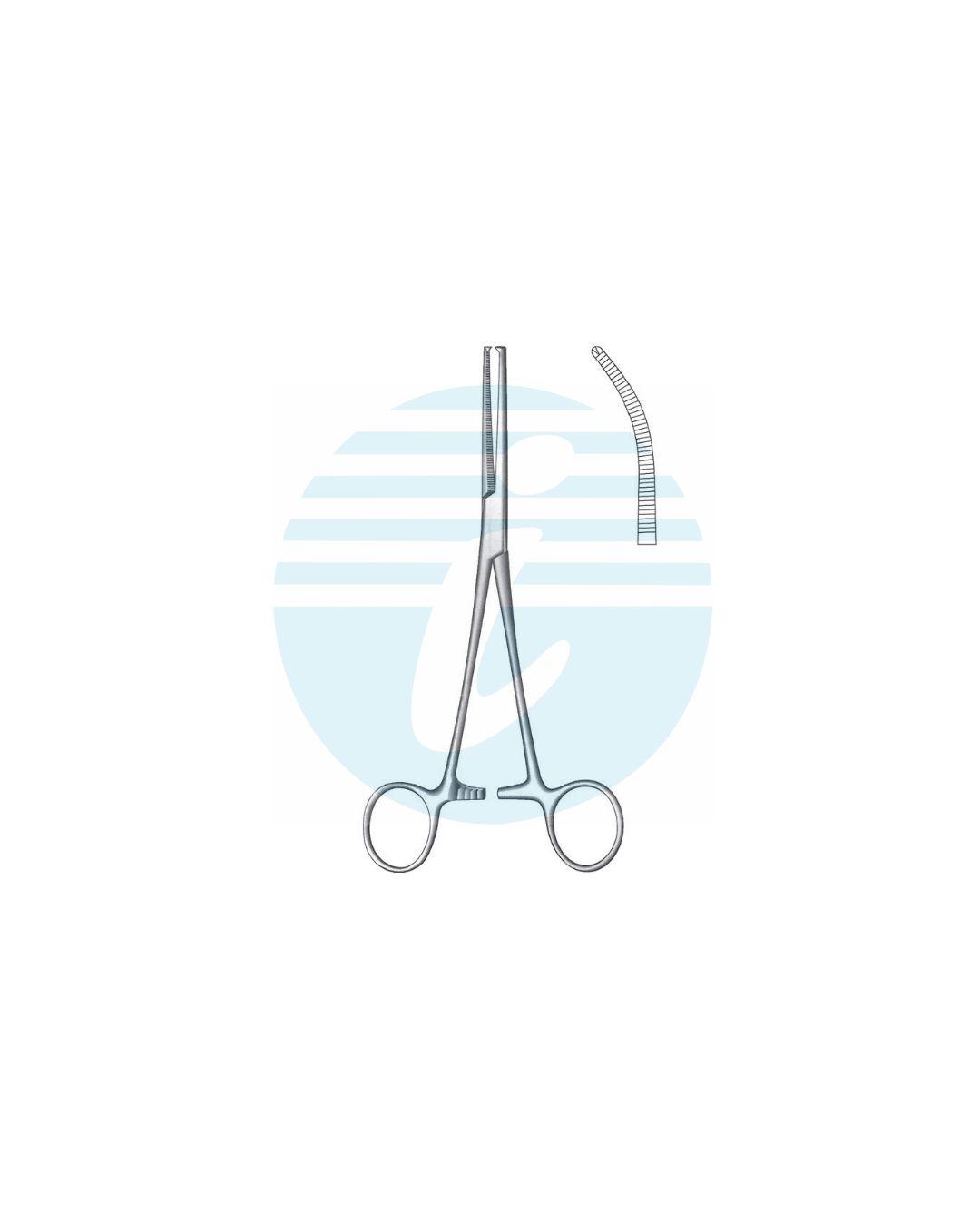 ROCHESTER-OCHSNER DELICATE ARTERY FORCEPS Curved 1:2 Teeth