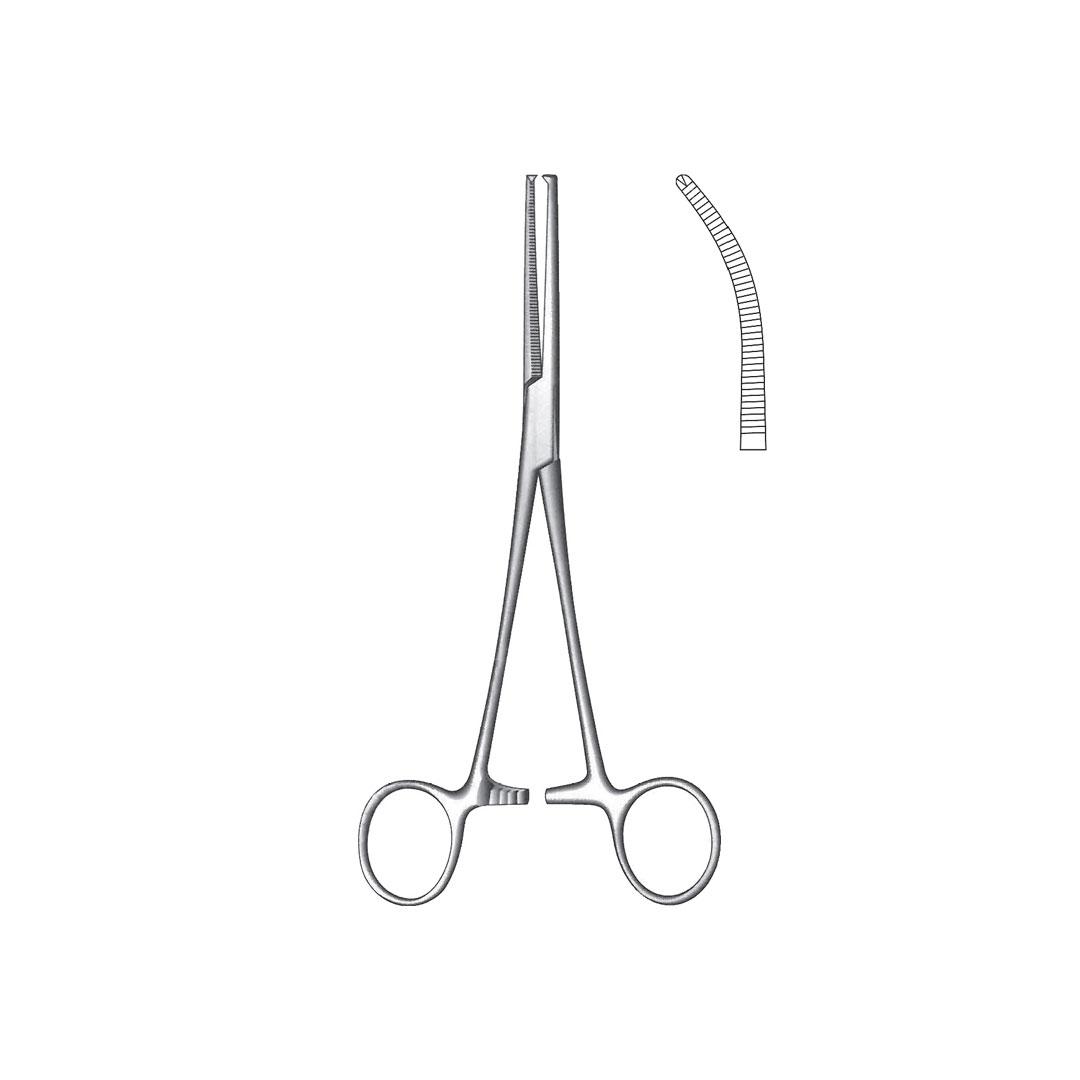 ROCHESTER-OCHSNER DELICATE ARTERY FORCEPS Curved 1:2 Teeth