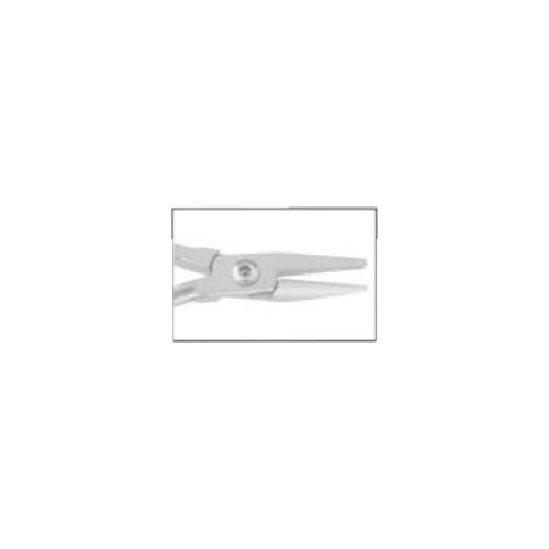 Round and concave plier for loop forming and banding wire op to 20