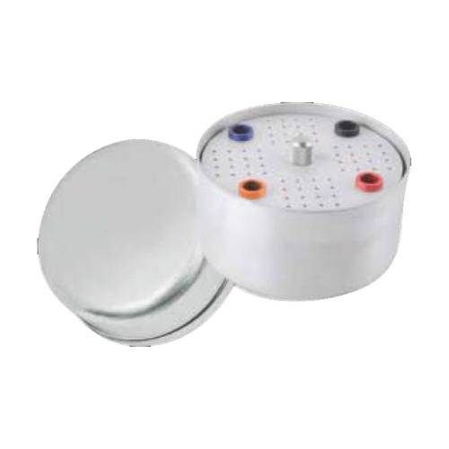 Round Endodontic Boxes complete with lid Ø mm .94 h mm .70