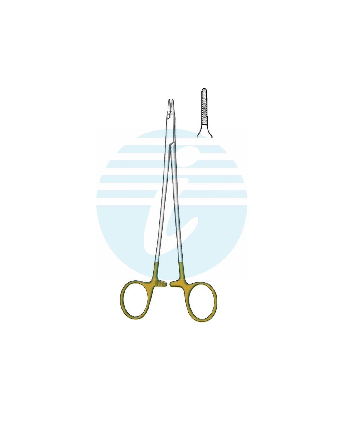 RYDER-VASCULAR NEEDLE HOLDERS TC GOLD 0.2 Micro profile Slender pattern