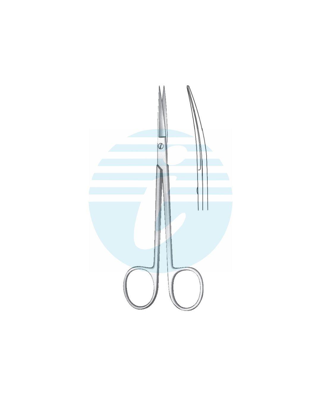 SANVENERO FINE OPERATING SCISSORS Curved