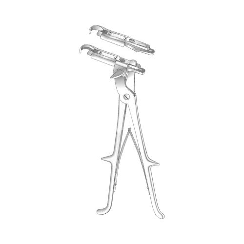 SAUERBRUCH-BRITSCH BONE AND RIB SHEARS with 2 exchangeable cutter head