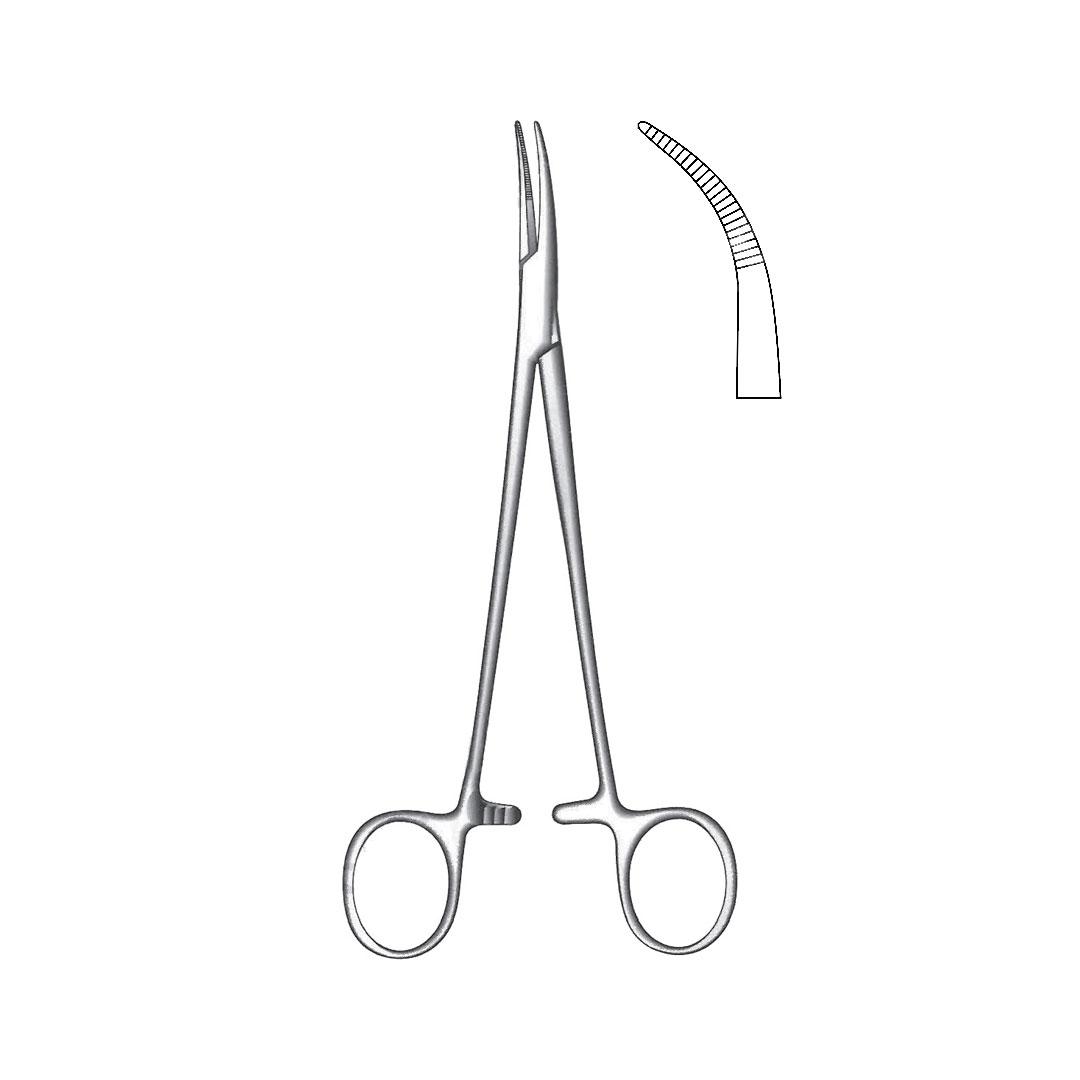 SAWTELL DISSECTING & LIGATURE FORCEPS HAEMOSTATIC FORCEPS CURVED