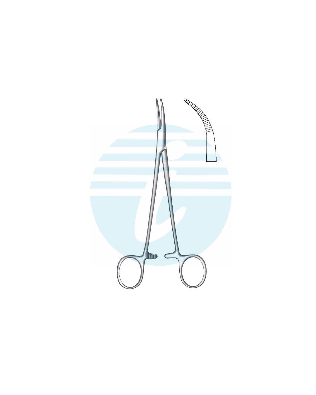 SAWTELL DISSECTING & LIGATURE FORCEPS HAEMOSTATIC FORCEPS CURVED