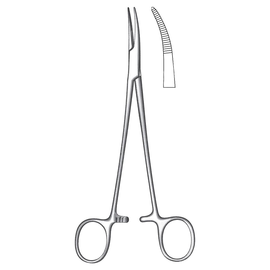 SCHNIDT DISSECTING & LIGATURE FORCEPS HAEMOSTATIC FORCEPS CURVED