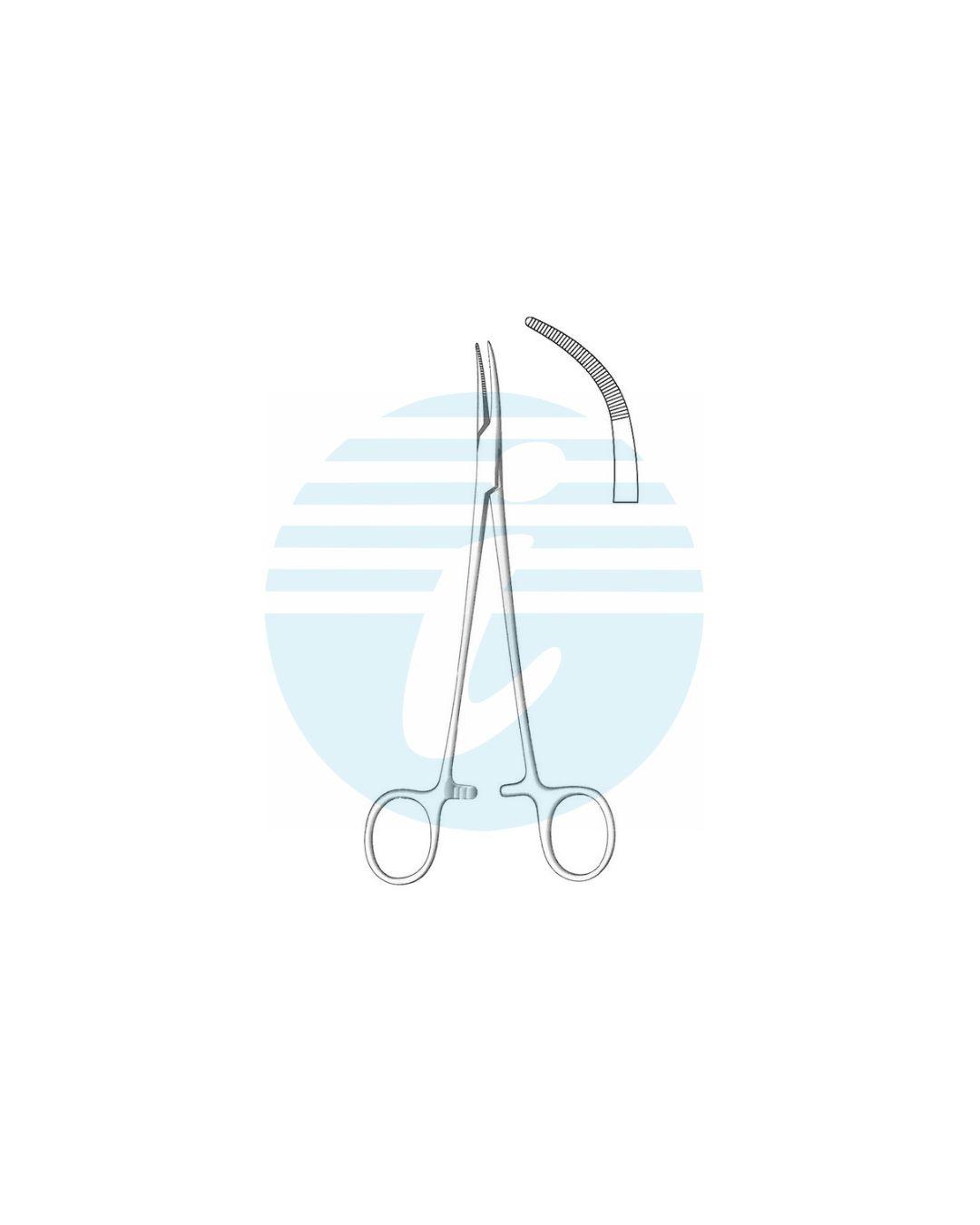 SCHNIDT DISSECTING & LIGATURE FORCEPS HAEMOSTATIC FORCEPS CURVED