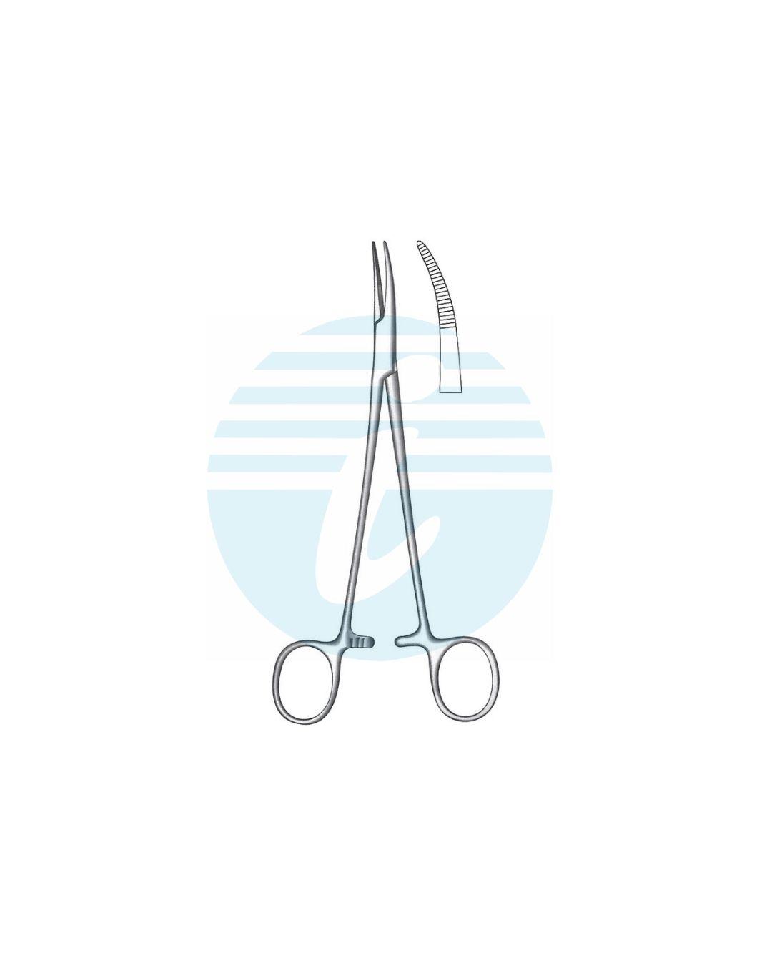 SCHNIDT DISSECTING & LIGATURE FORCEPS HAEMOSTATIC FORCEPS CURVED