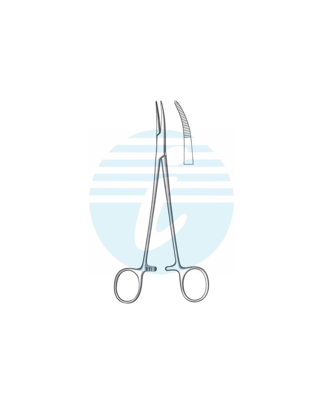 SCHNIDT DISSECTING & LIGATURE FORCEPS HAEMOSTATIC FORCEPS CURVED