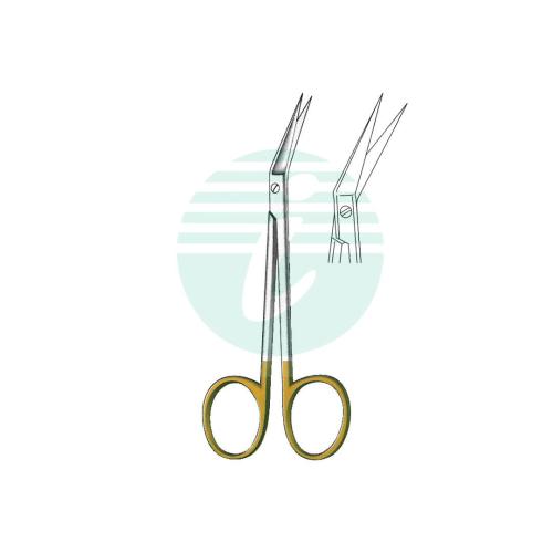 SCISSORS WITH TUNGSTEN CARBIDE INSERTS Side angled