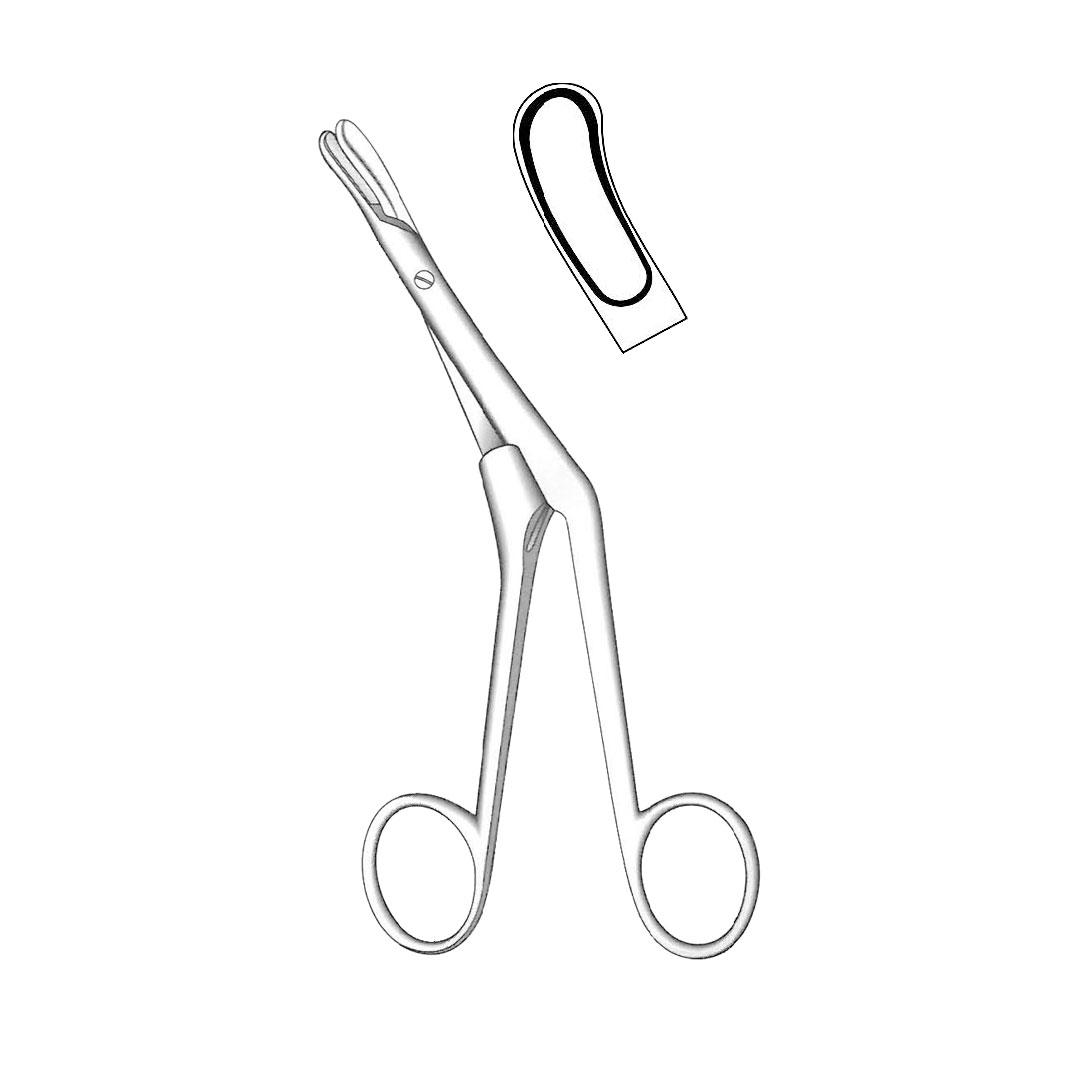 SEPTUM FORCEPS ETHMOID BONE FORCEPS Curved to Right 