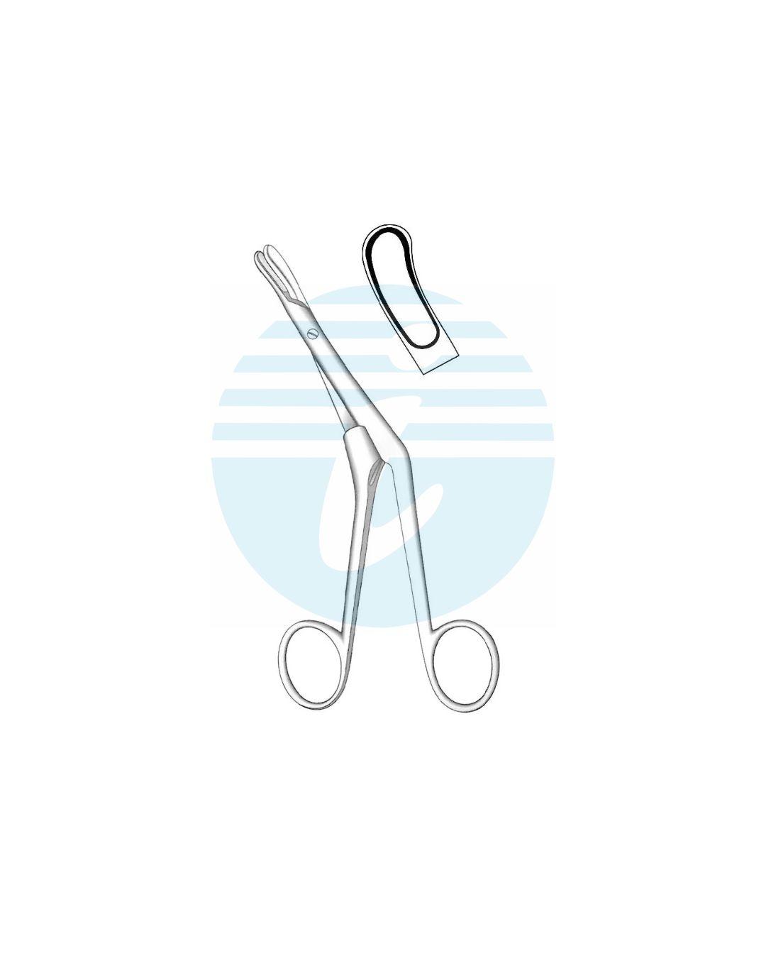 SEPTUM FORCEPS ETHMOID BONE FORCEPS Curved to Right 