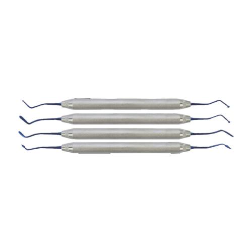 Set of 4 Composite Blue Tip Instruments