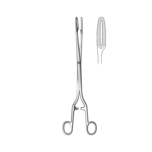 SIMS-MAIER POLYPUS DRESSING AND COTTON SWAB FORCEPS Straight