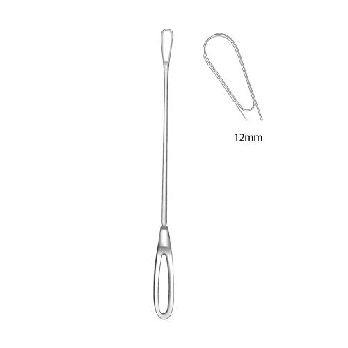 SIMS UTERINE CURETTES 12mm Sharp malleable