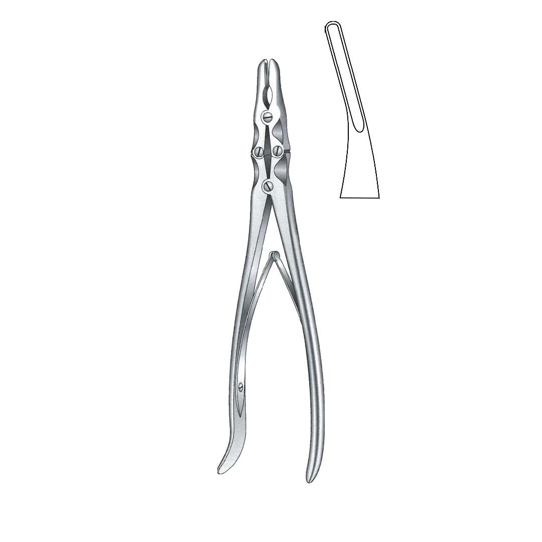 SMITH PETERSON BONE RONGEUR FORCEPS 3 x 16 mm bite Laminectomy rongeur Curved