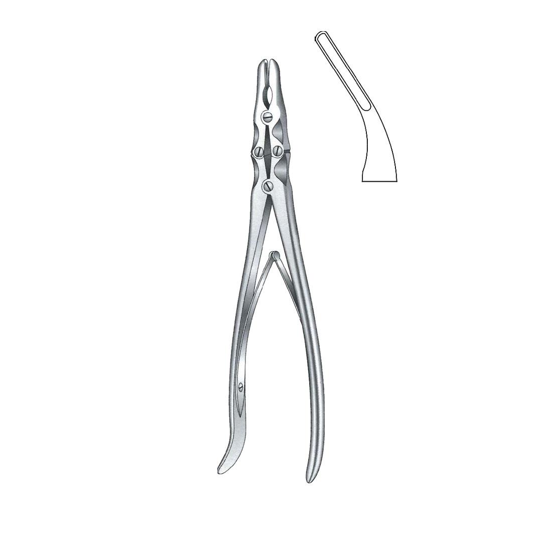SMITH PETERSON BONE RONGEUR FORCEPS 3 x 16 mm bite Laminectomy rongeur Full Curved
