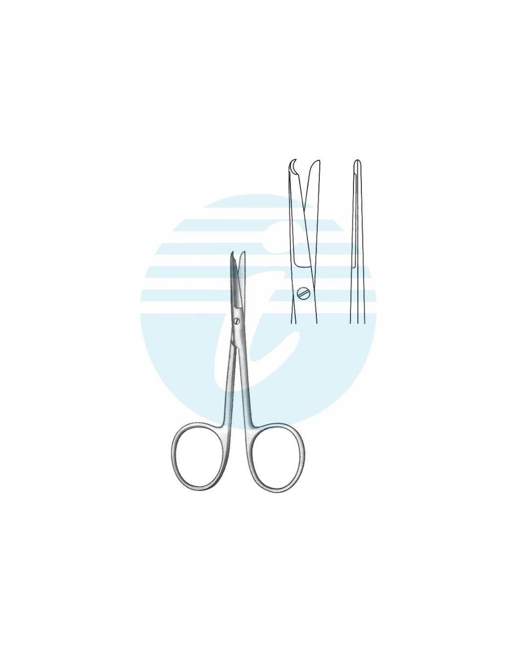 SPENCER FINE OPERATING SCISSORS & LIGATURE SCISSOR DELICATE/ANGLED