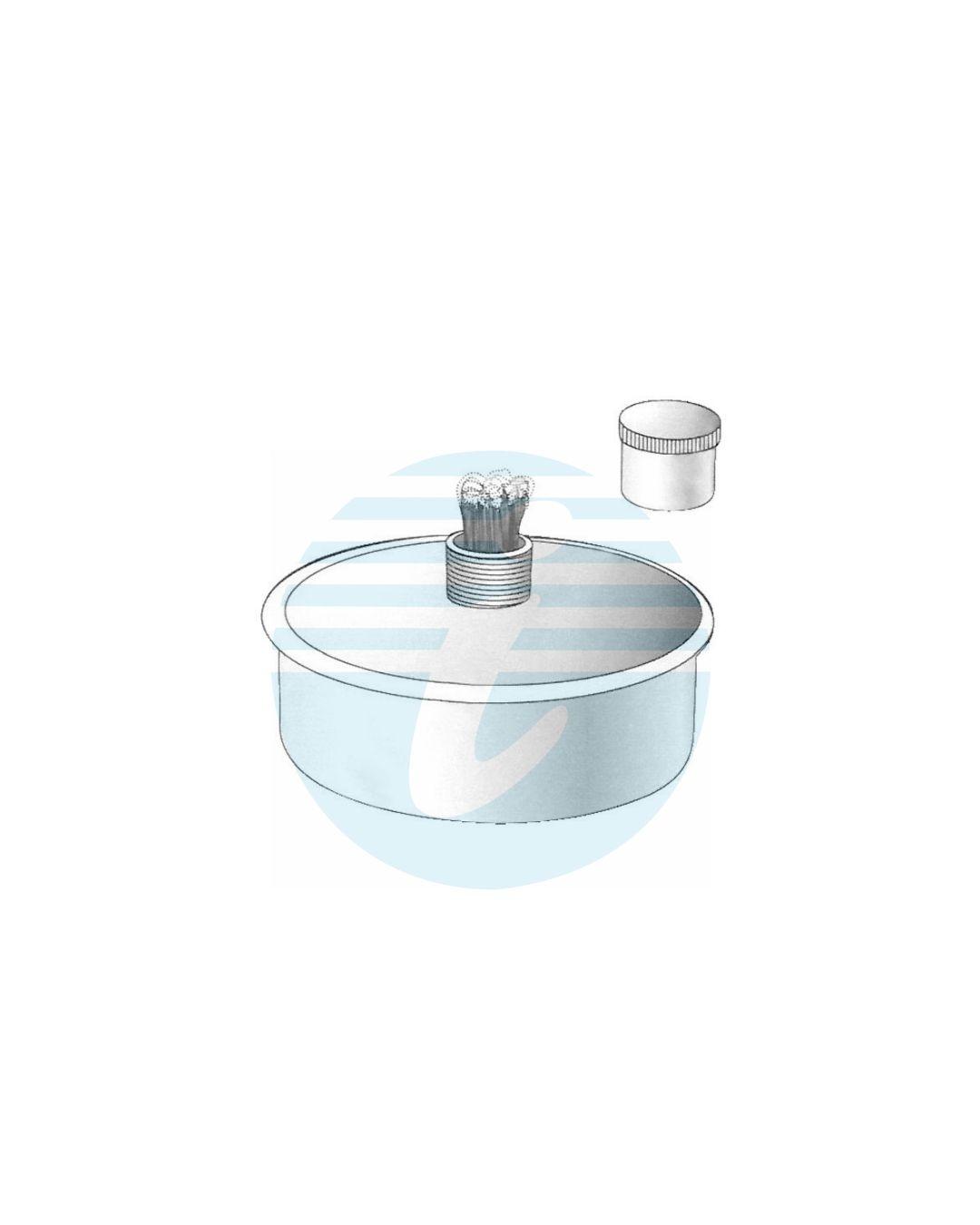 SPIRIT LAMPS WASTE BUCKETS ca. 120 cc