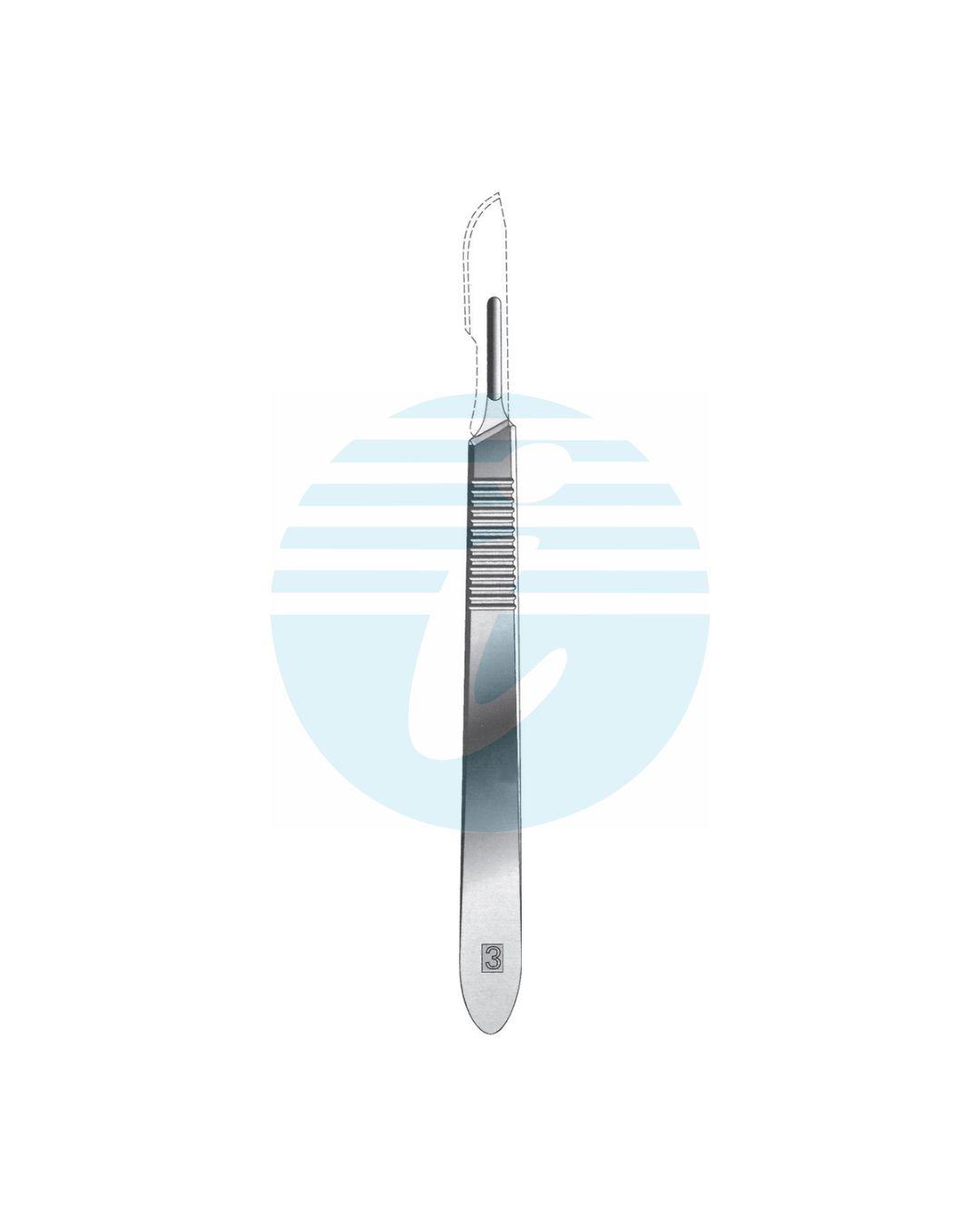 Standard SCALPEL HANDLES Solid Straight 