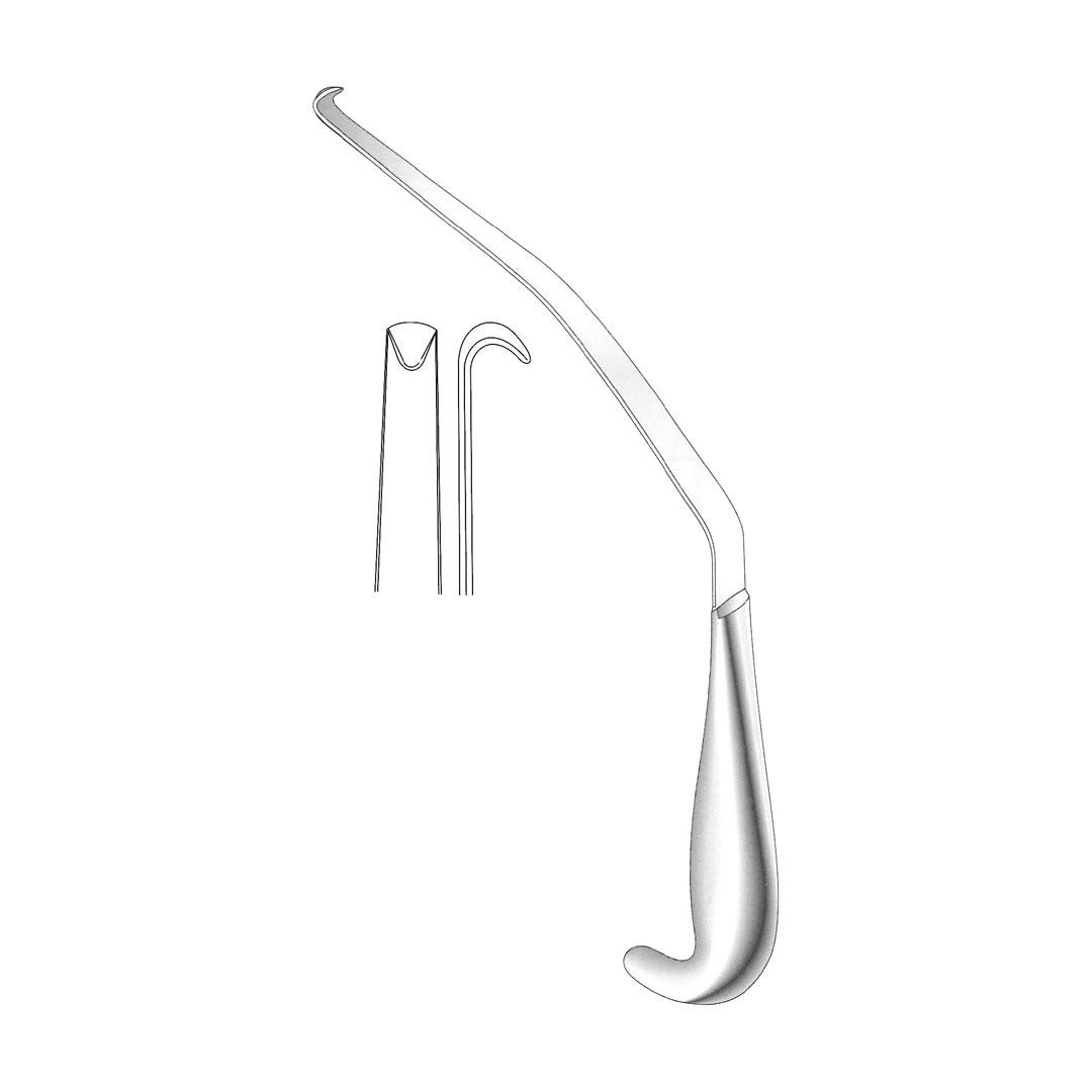 STEINHAUSER MANDIBULAR BODY RETRACTOR ANTERIOR BORDER STRIPPER