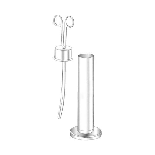 STERILIZING WASTE FORCEPS without ratchet