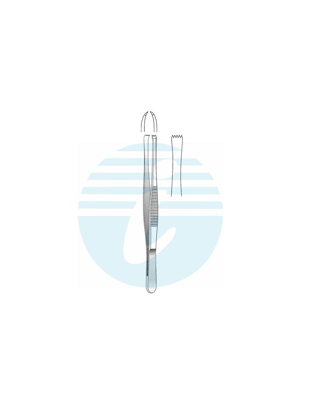 STONE DRESSING TISSUE & GRASPING FORCEPS 4:5 Teeth