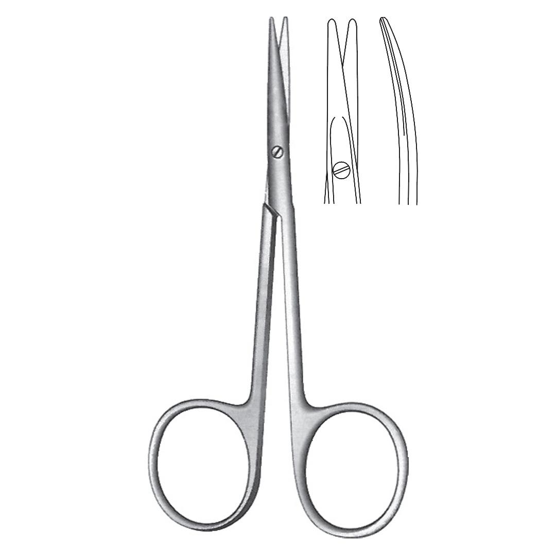 STRABISMUS FINE OPERATING SCISSORS & LIGATURE CURVED SCISSOR