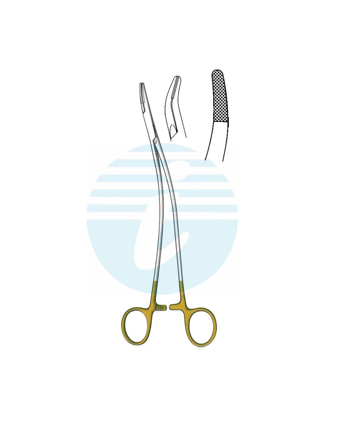 STRATTE NEEDLE HOLDERS TC GOLD 0.5 Normal profile  Right