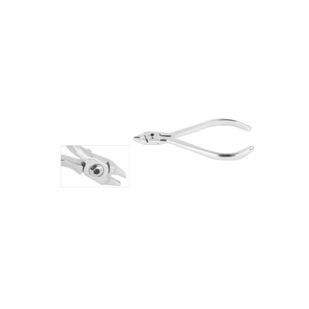 Surgical ball hook crimping pliers straight