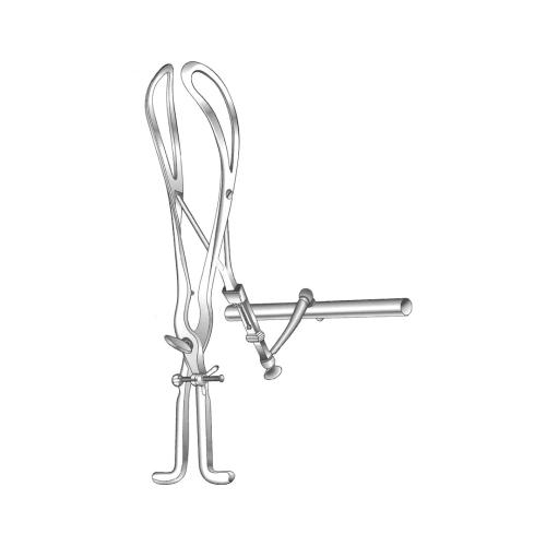 TARNIER OBSTETRICAL (MIDWIFERY) FORCEPS With traction rod
