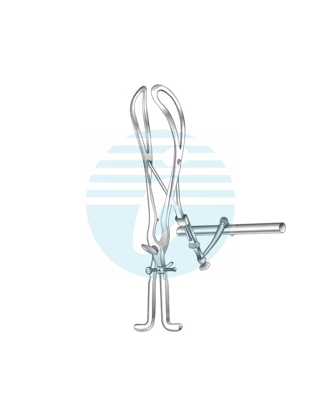 TARNIER OBSTETRICAL (MIDWIFERY) FORCEPS With traction rod