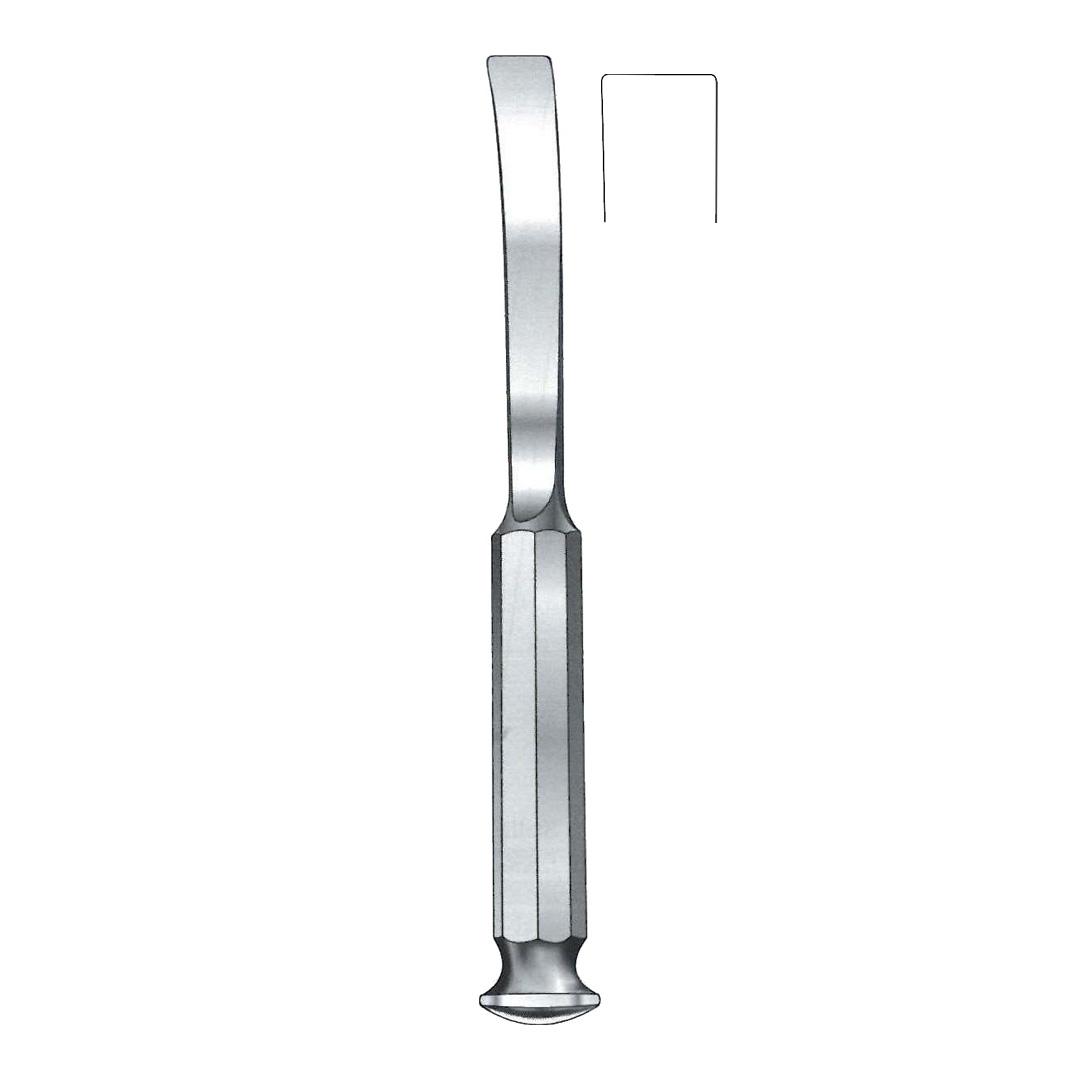 TESSIER BONE OSTEOTOME CHISELS Curved 15 mm For taking grafts from ilium and tibia