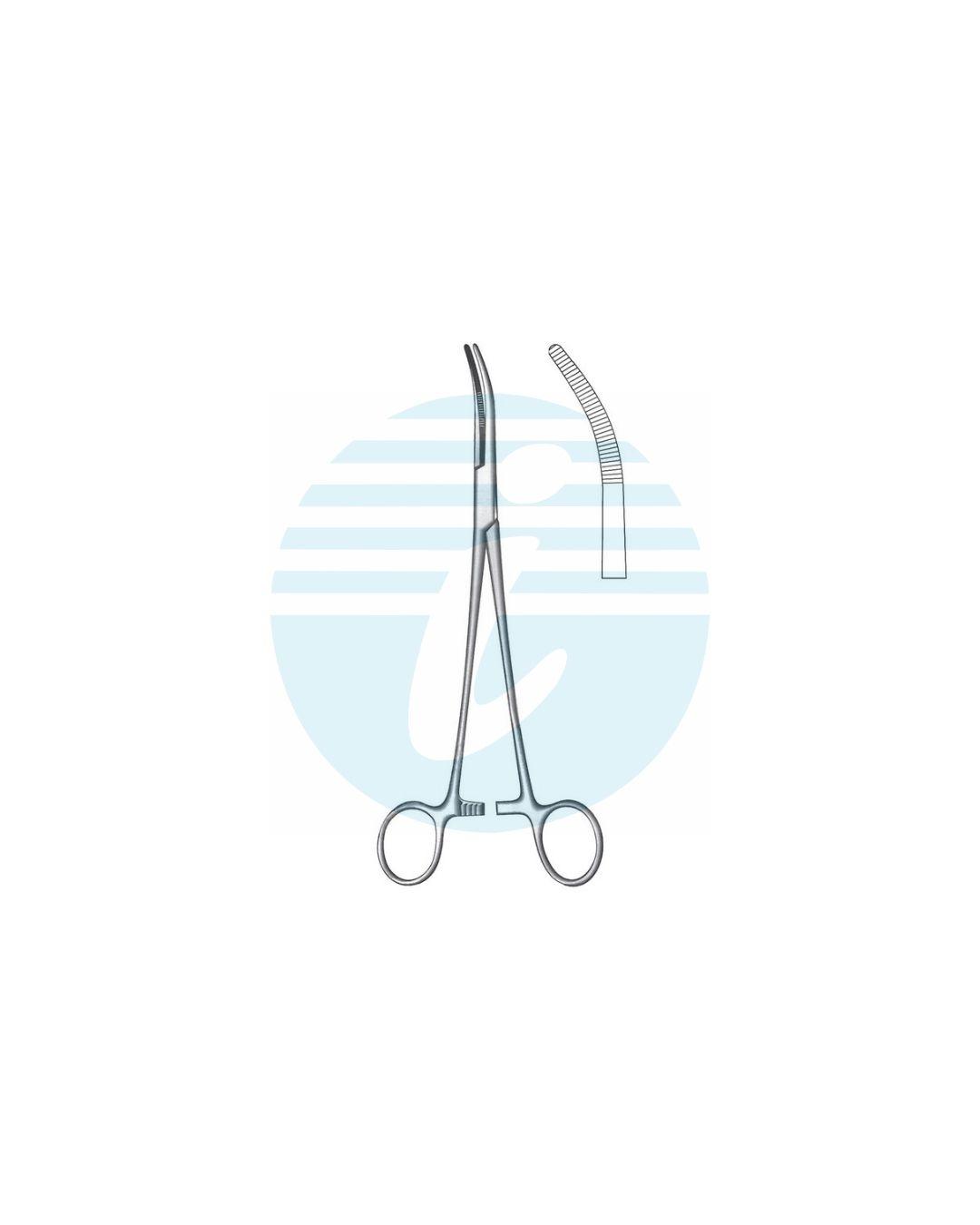 TOENNIS DISSECTING AND LIGATURE FORCEPS CURVED