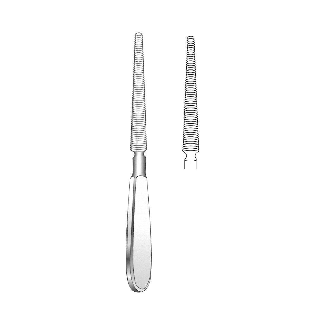 TROCHLEAR NASAL RASP BONE FILES Stainless steel