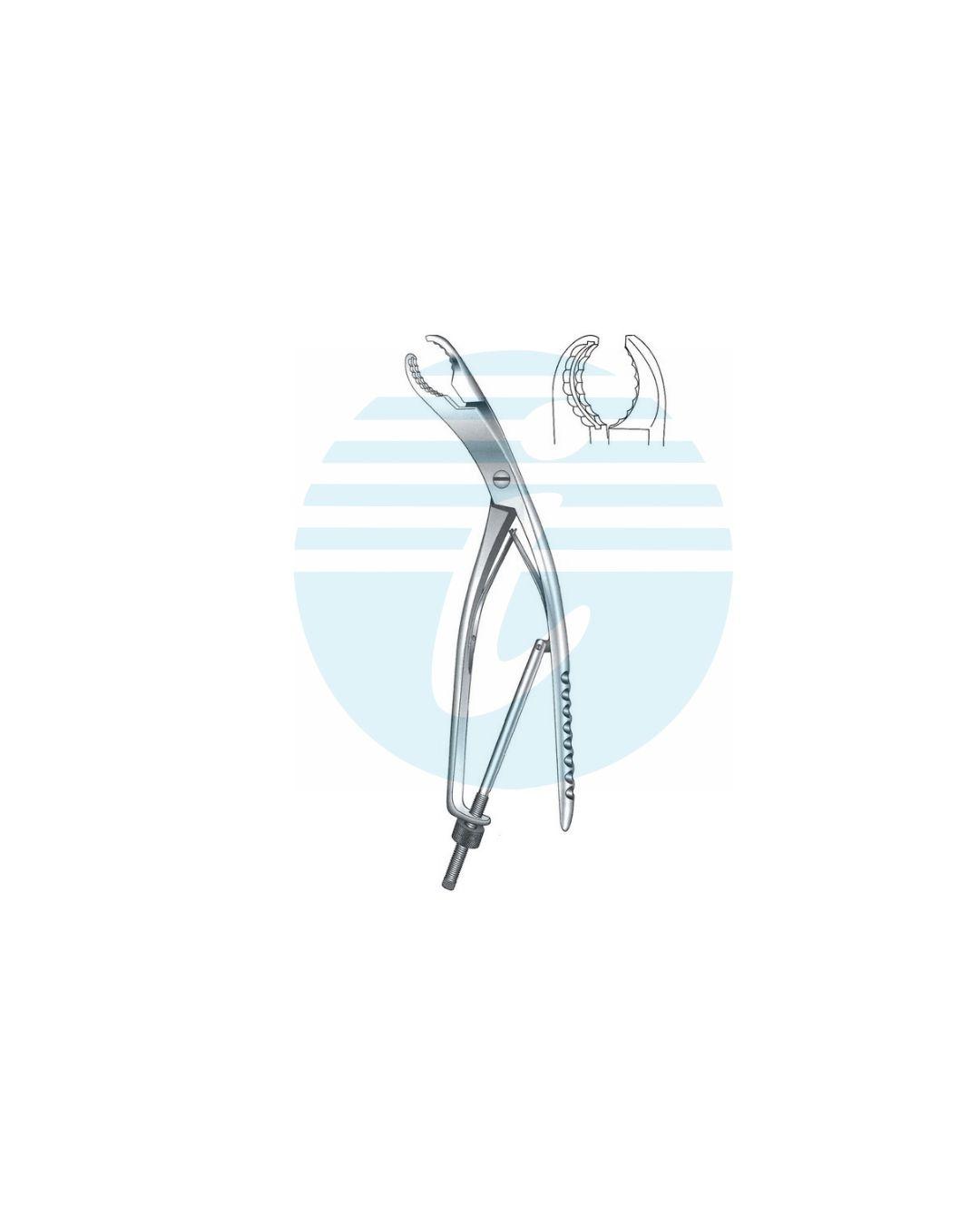 ULRICH BONE HOLDING FORCEPS Angled 