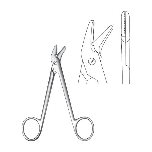 UNIVERSAL OPERATING GUM & LIGATURE SCISSORS serrated