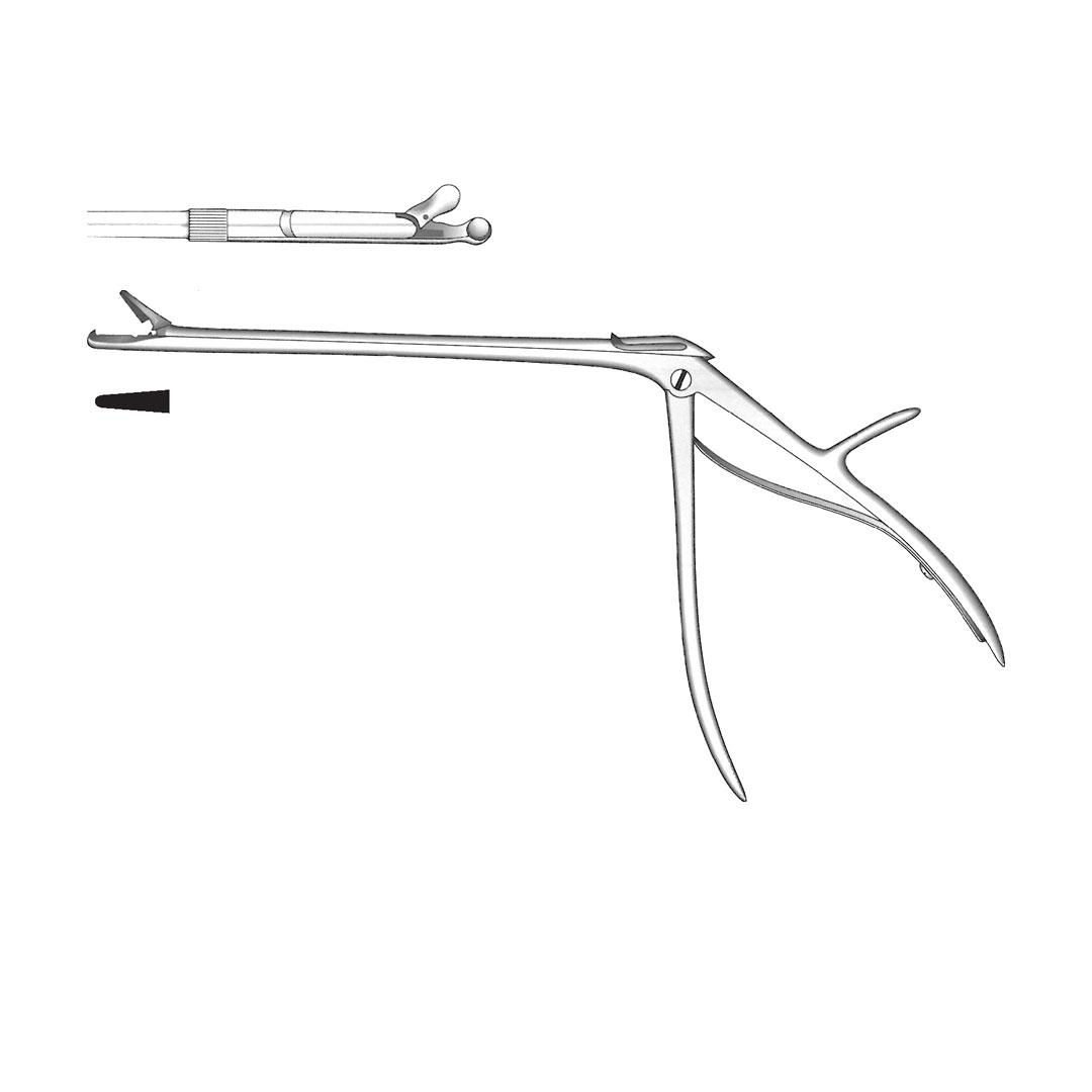 UTERINE BIOPSY FORCEPS with handle