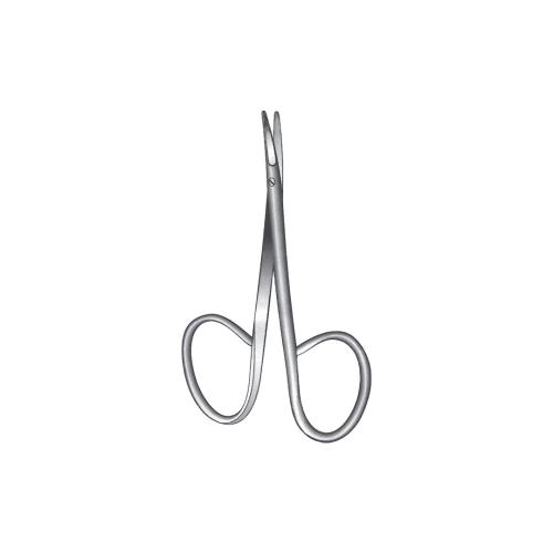 UTILITY FINE OPERATING SCISSORS Curved Blunt blade (RIBBON TYPE)