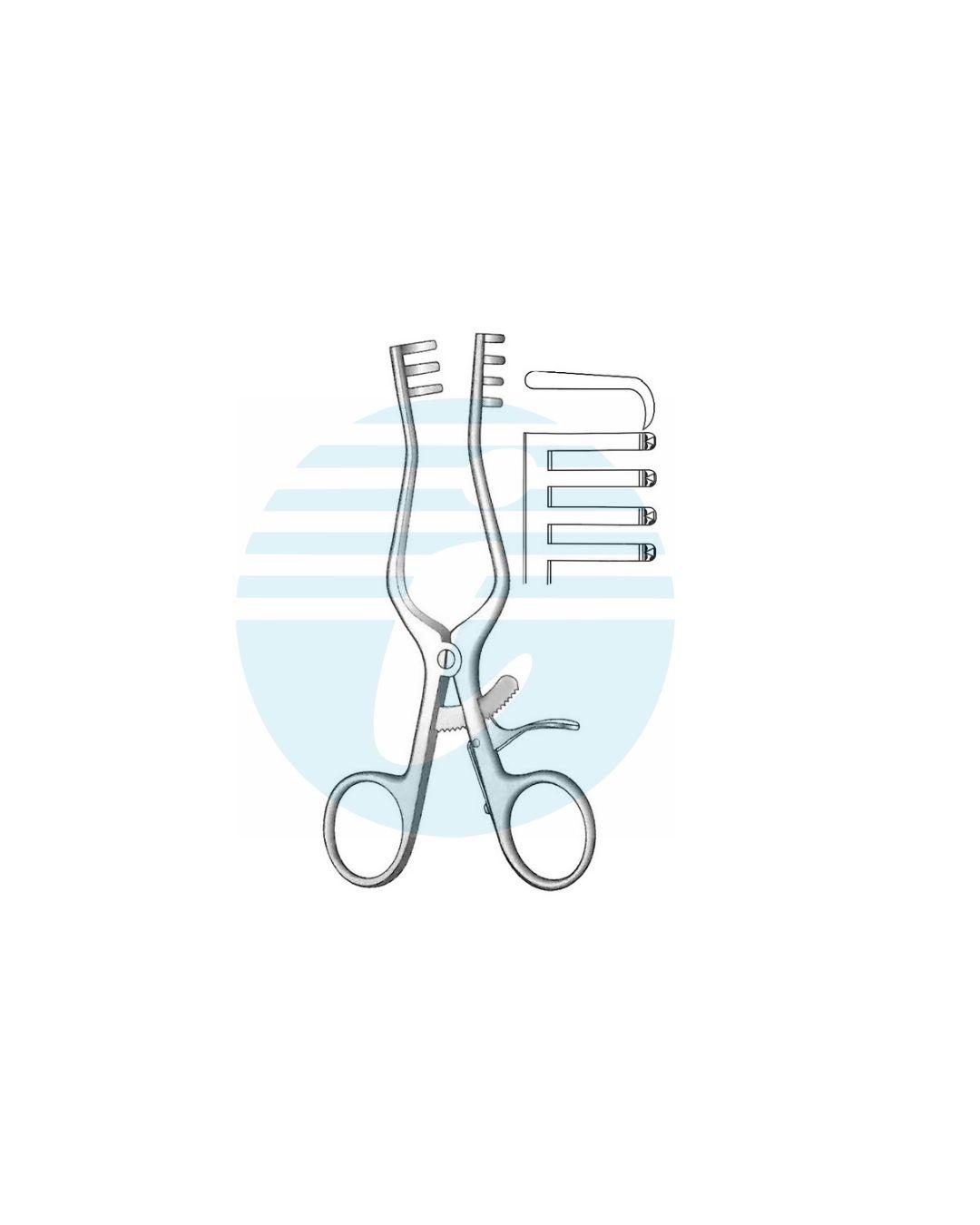 WEITLANER Retractors Sharp3:4 Teeth