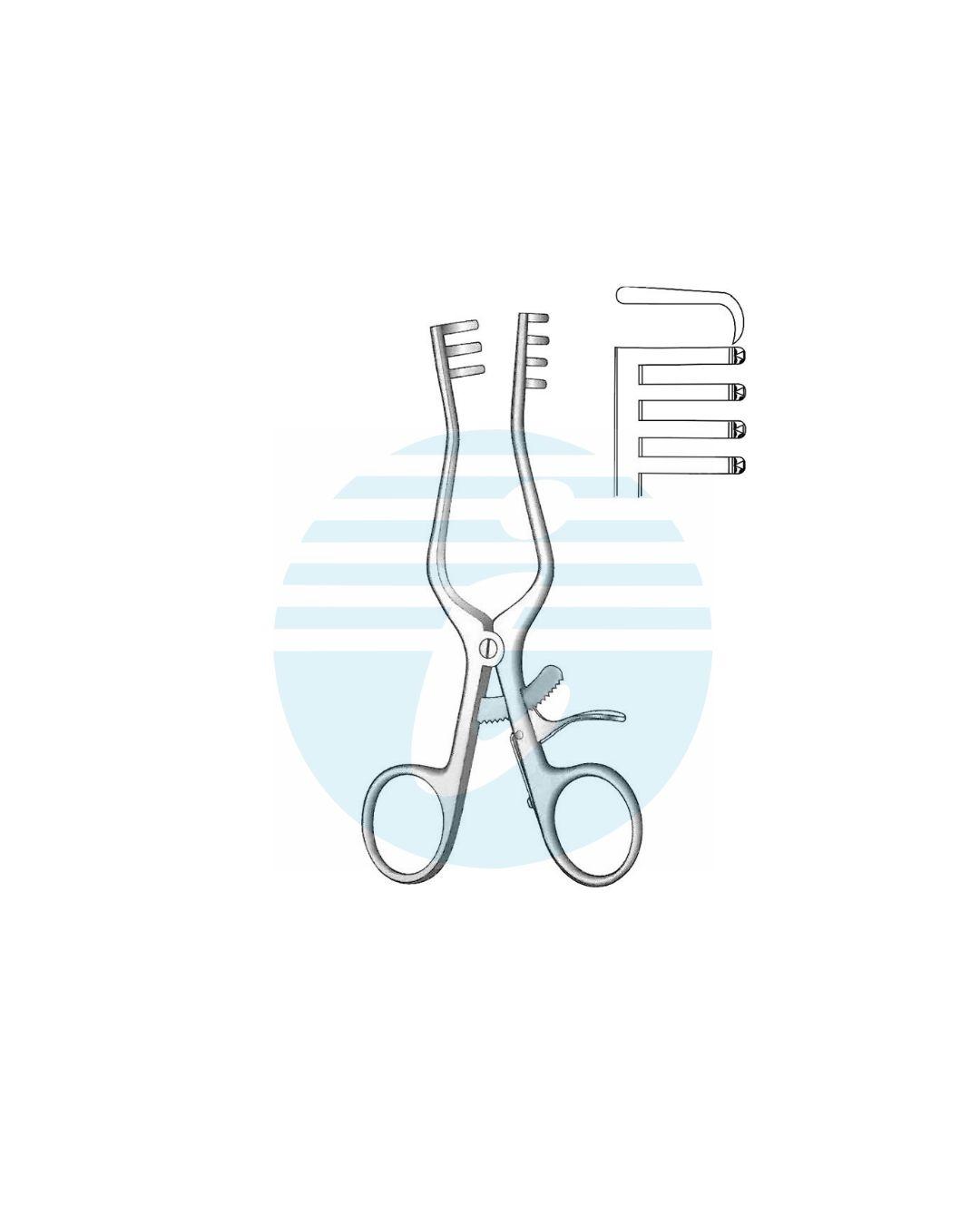 WEITLANER Retractors Sharp3:4 Teeth