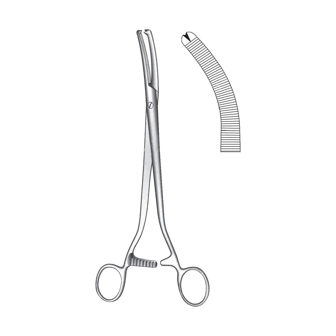 WERTHEIM HYSTERECTOMY & VAGINAL CLAMPS FORCEPS Extra strong