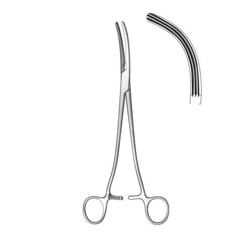 WERTHEIM HYSTERECTOMY & VAGINAL CLAMPS FORCEPS Parametrium clamps CURVED
