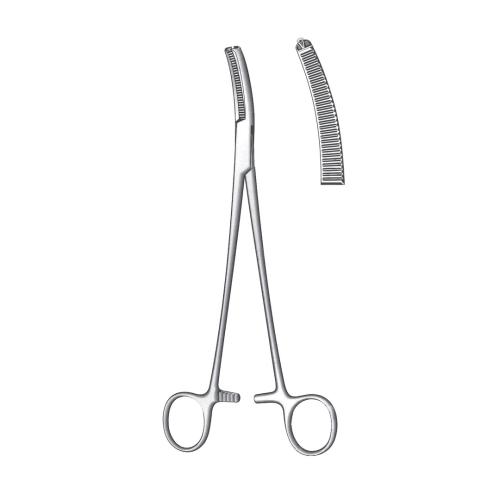 WERTHEIM HYSTERECTOMY & VAGINAL CLAMPS FORCEPS Slightly curved 1:2 Teeth