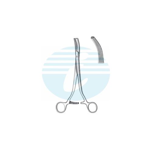 WERTHEIM HYSTERECTOMY & VAGINAL CLAMPS FORCEPS More curved 1:2 Teeth