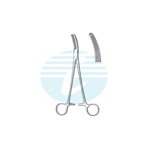 WERTHEIM HYSTERECTOMY & VAGINAL CLAMPS FORCEPS Slightly curved 1:2 Teeth