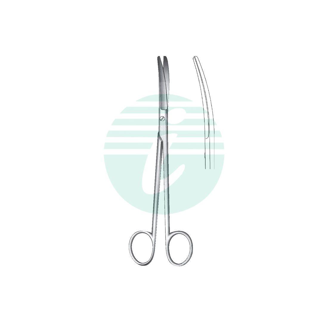 WERTHEIM OPERATING & GYNECOLOGY SCISSOR CURVED